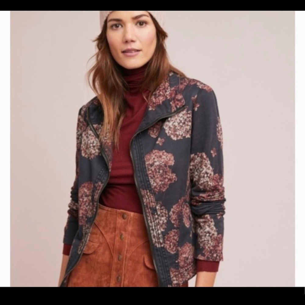 Marrakech Moto Zip Jacket Hydrangea (Small) - image 1